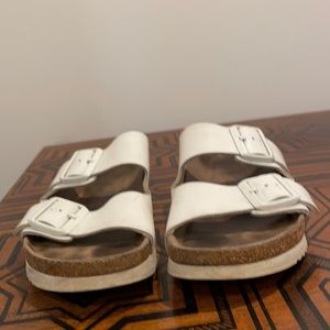 White cute vintage Birkenstocks size 37